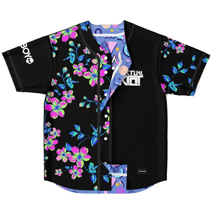 Barely Alive Periwinkle Blue 80S Rave Basketball Jersey
