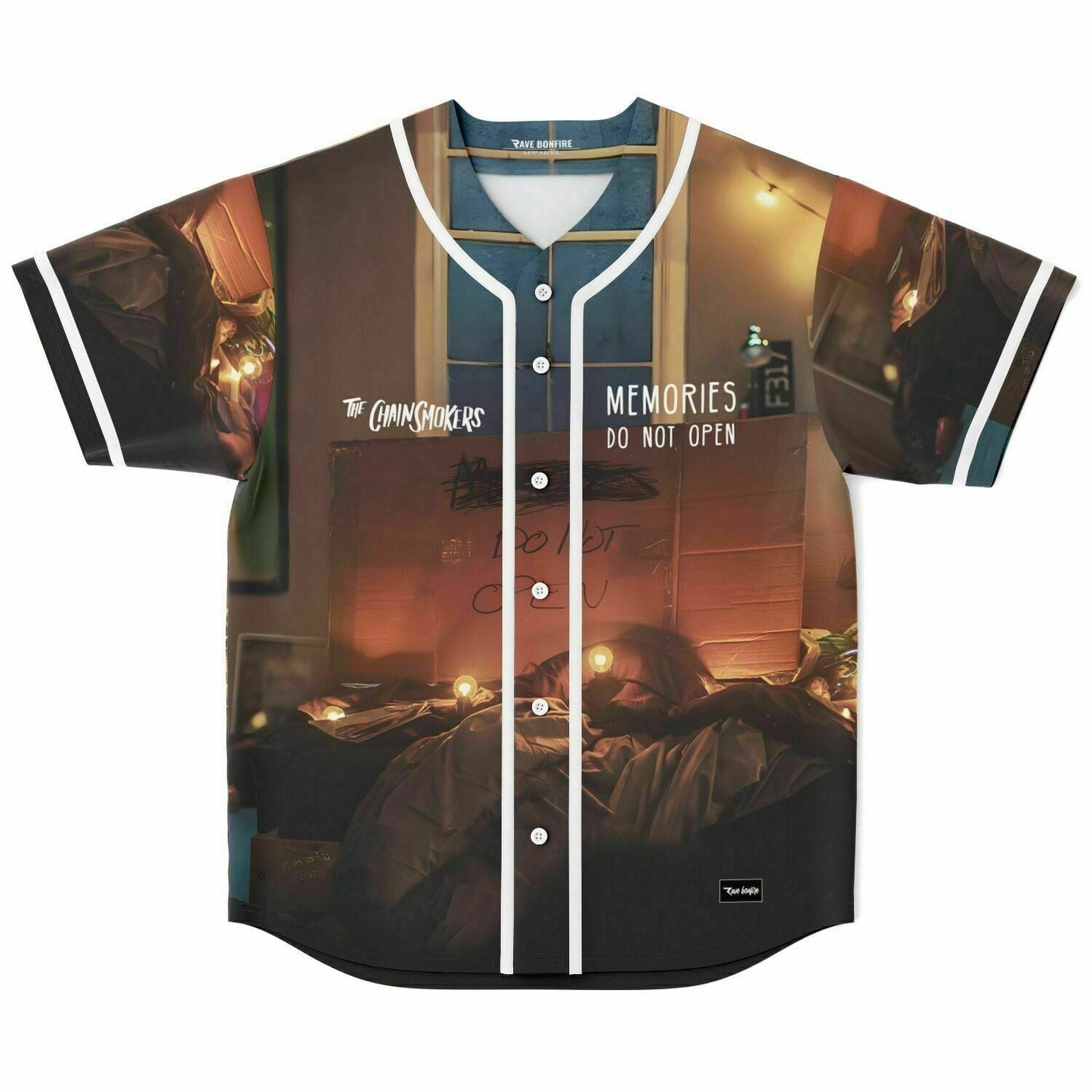The Chainsmokers Warm Dim Photographic Album Rave Baseball Jersey