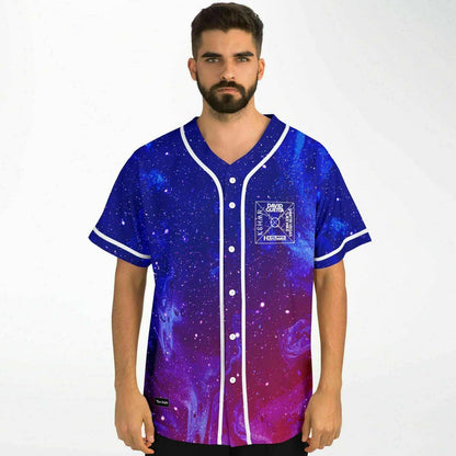 David Guetta Deep Blue Galaxy Rave Baseball Jersey