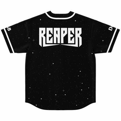 Reaper Black Starfield Rave Baseball Jersey