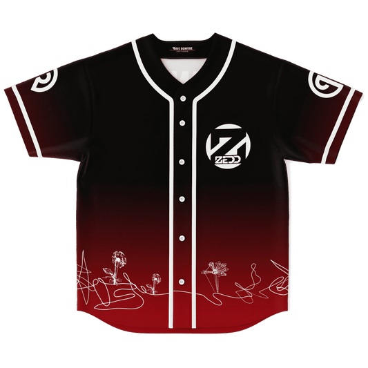 Zedd Black Deep Circular Z Rave Baseball Jersey