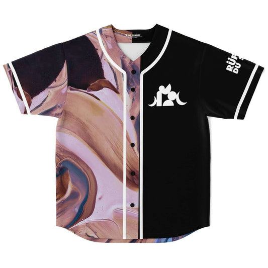 RÜFÜS DU SOL Black Paired Half Rave Baseball Jersey