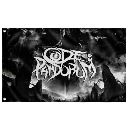 Code: Pandorum Black Gothic Band Rave Flag